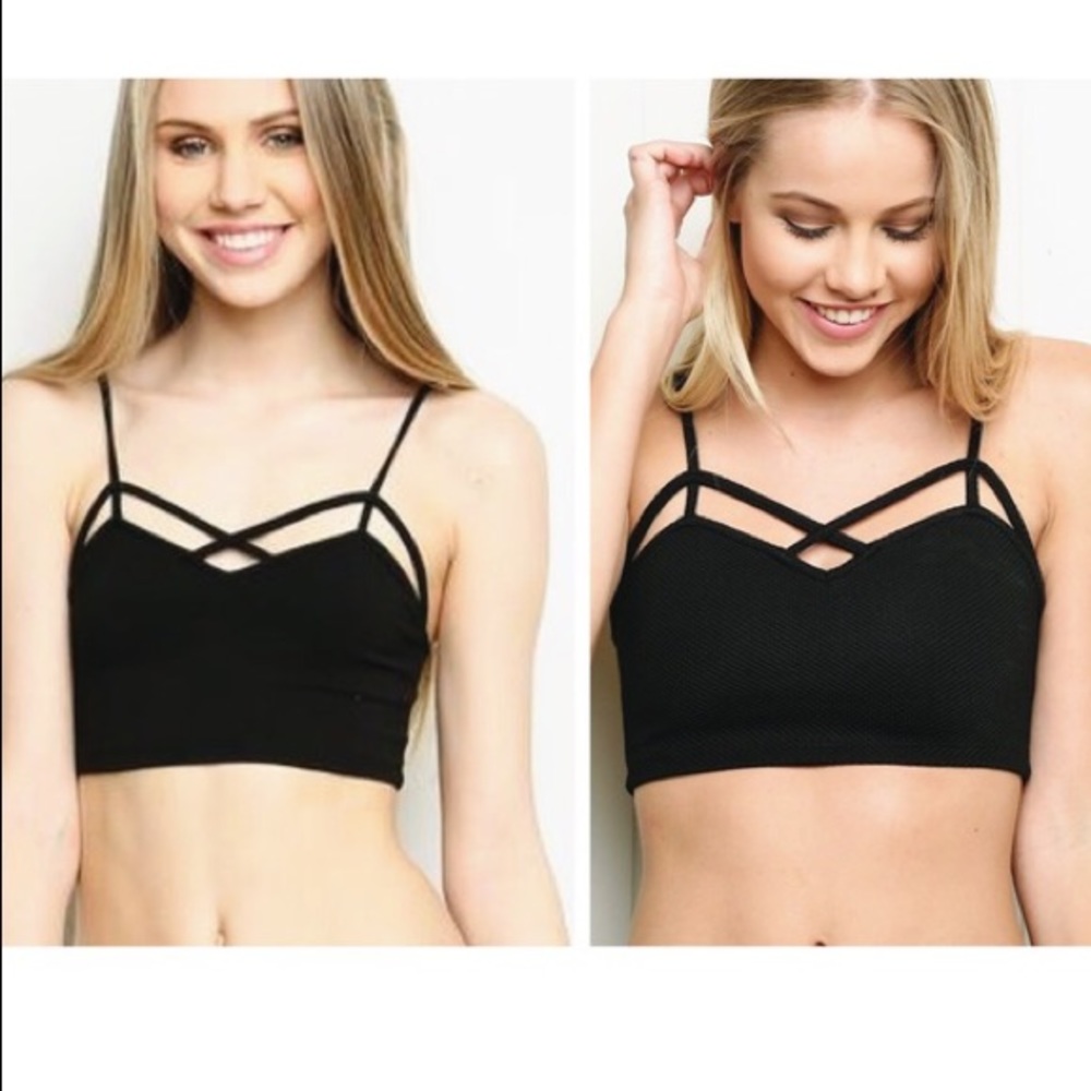 BRANDY MELVILLE JEANNE TOP Cami Bralette crop